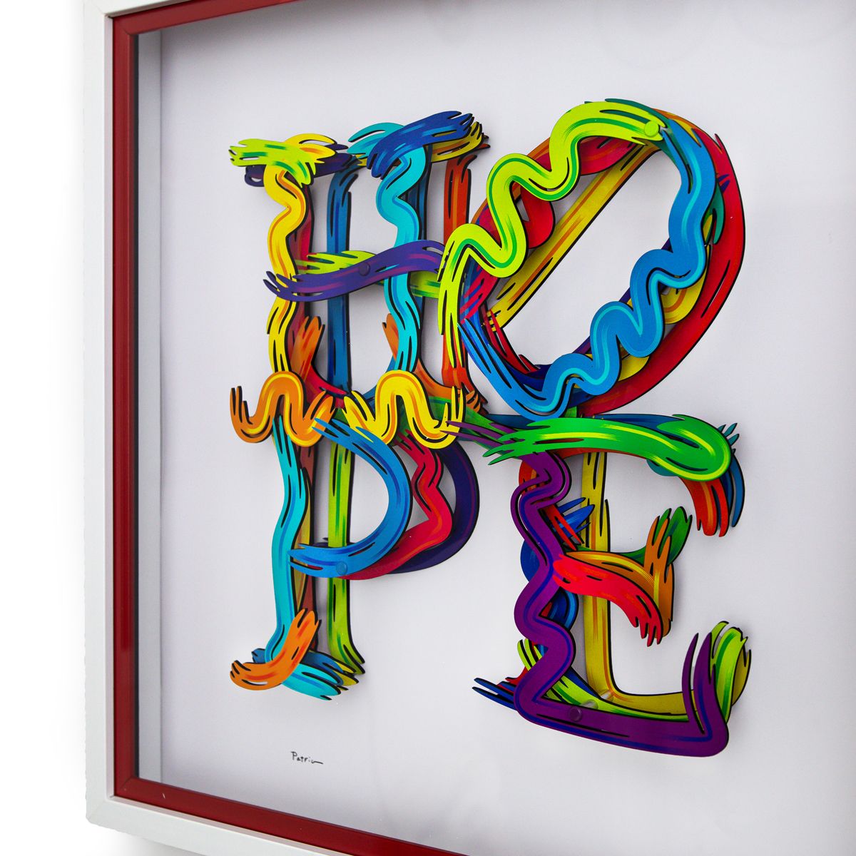 Patricia Govezensky- 3D Multilayered Woodcut "Strokes of Hope"