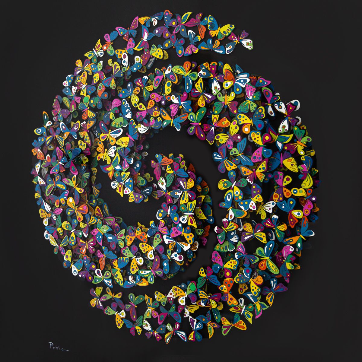 Patricia Govezensky- 3D Multilayered Woodcut "Cycle of Transformation"