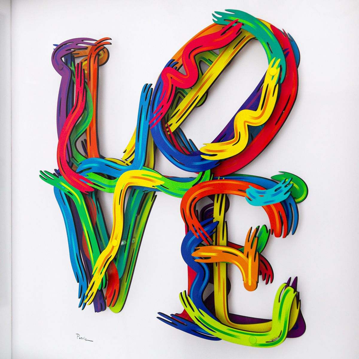 Patricia Govezensky- 3D Multilayered Woodcut "Strokes of Love"