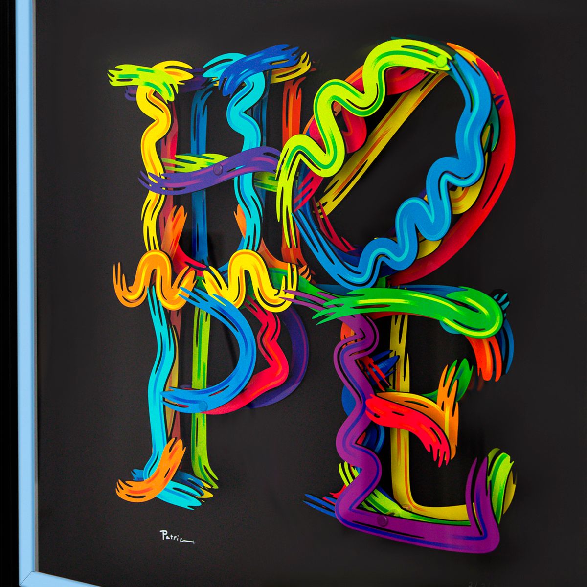 Patricia Govezensky- 3D Multilayered Woodcut "Strokes of Hope"