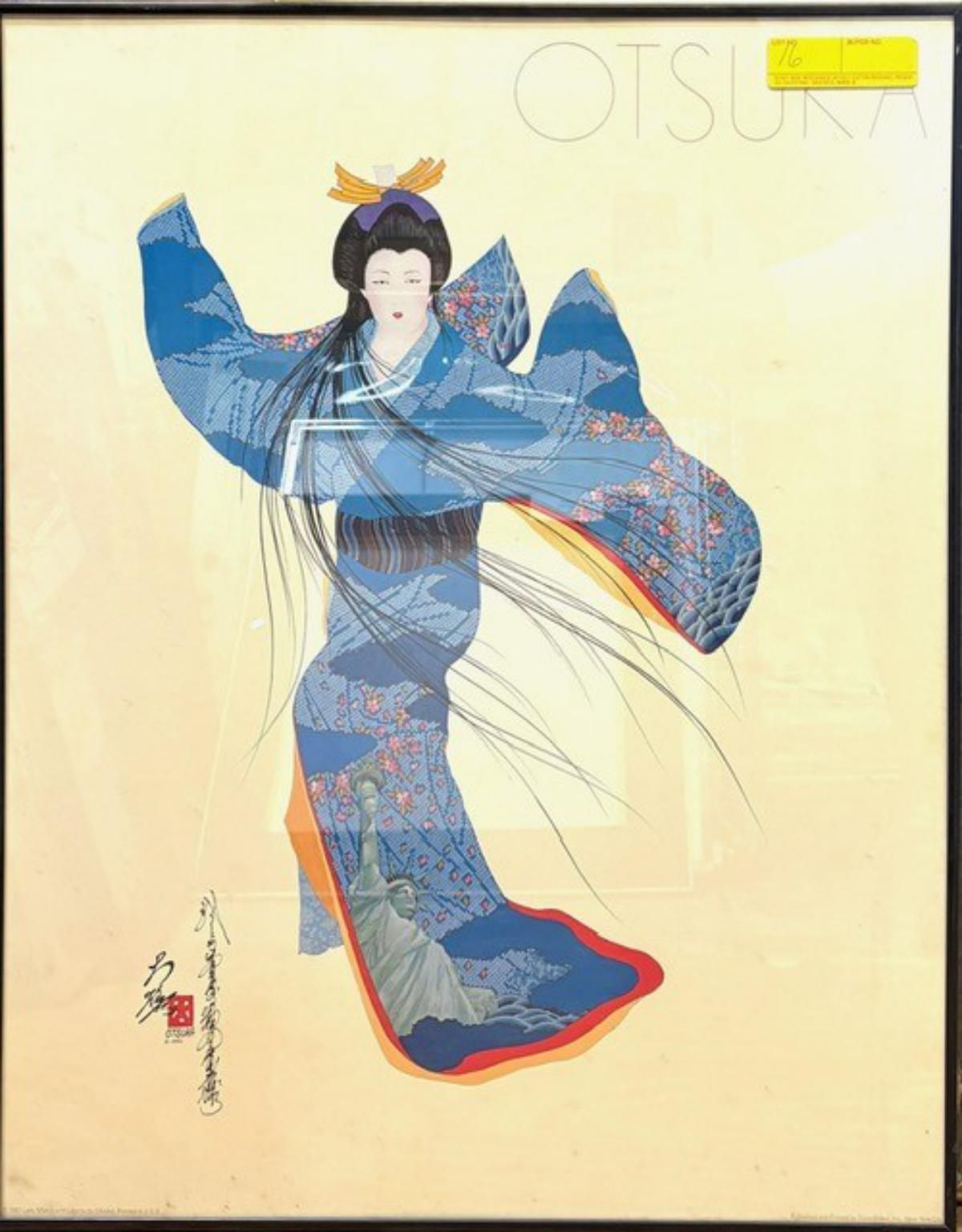 Otsuka Signhed- Poster on paper