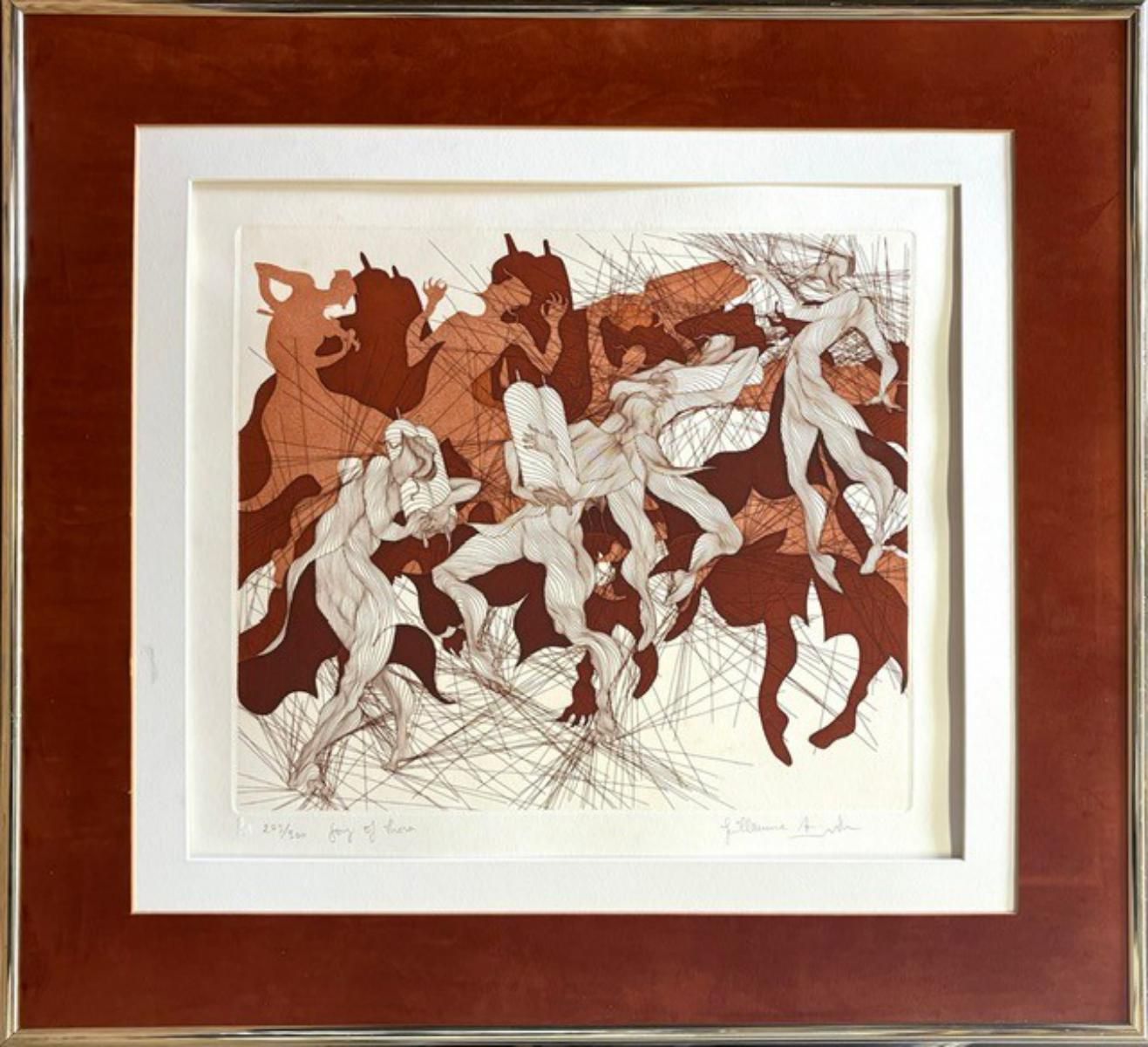Guillaume Azoulay- Etching on paper