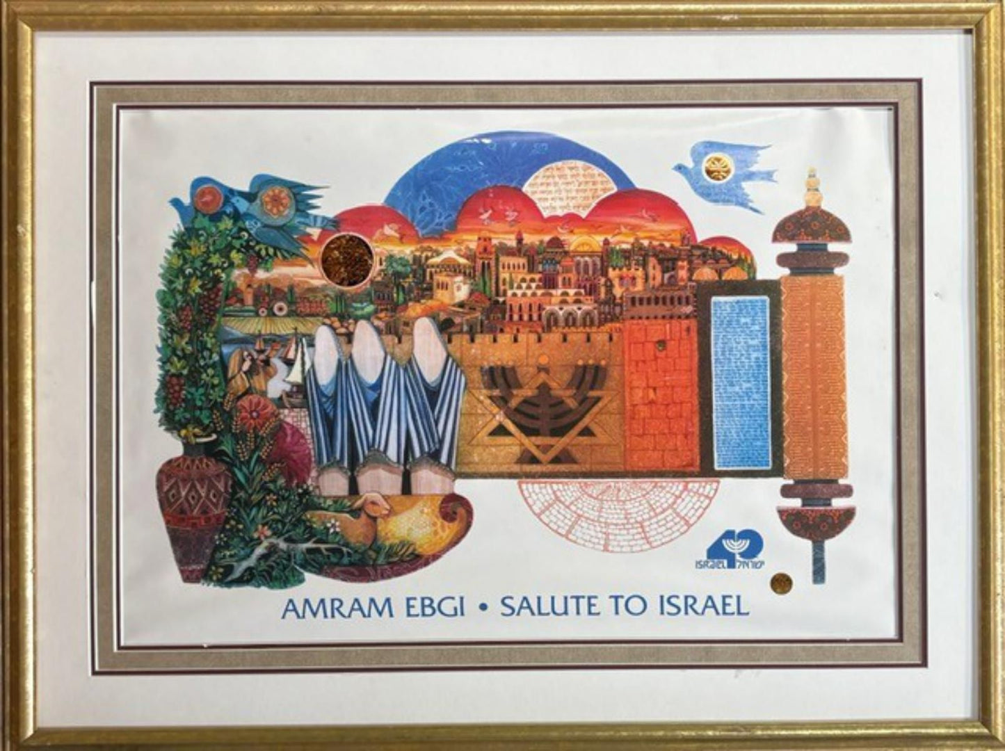 Amram Ebgi- Poster on paper