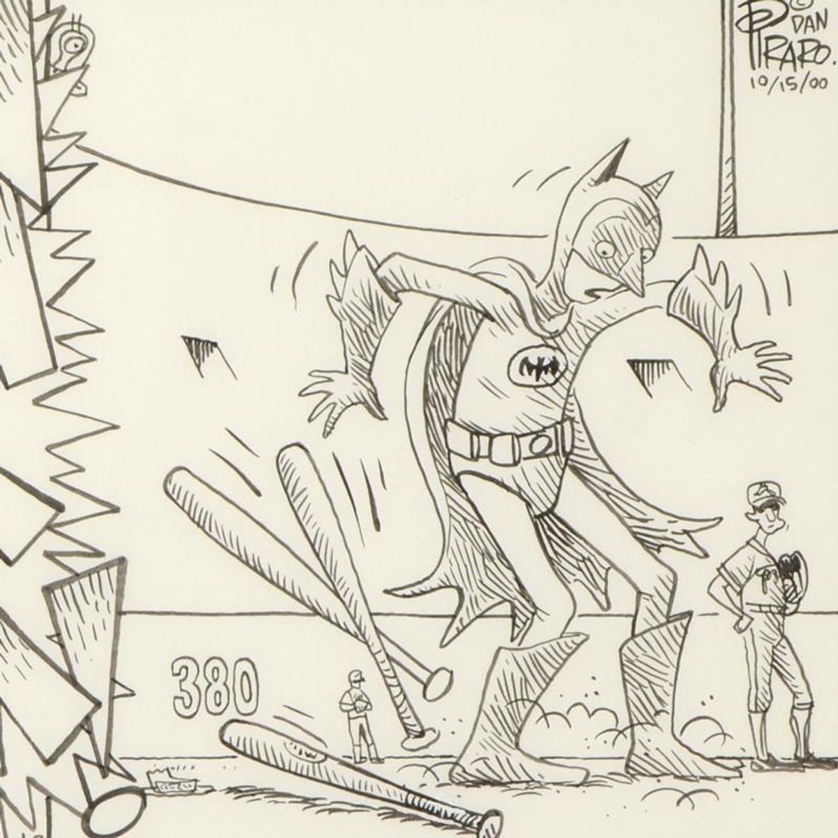 Bizarro, "The Effects of Puberty" is a Framed Original Pen & Ink Drawing by Dan Piraro, Hand Signed with Letter of Authenticity.