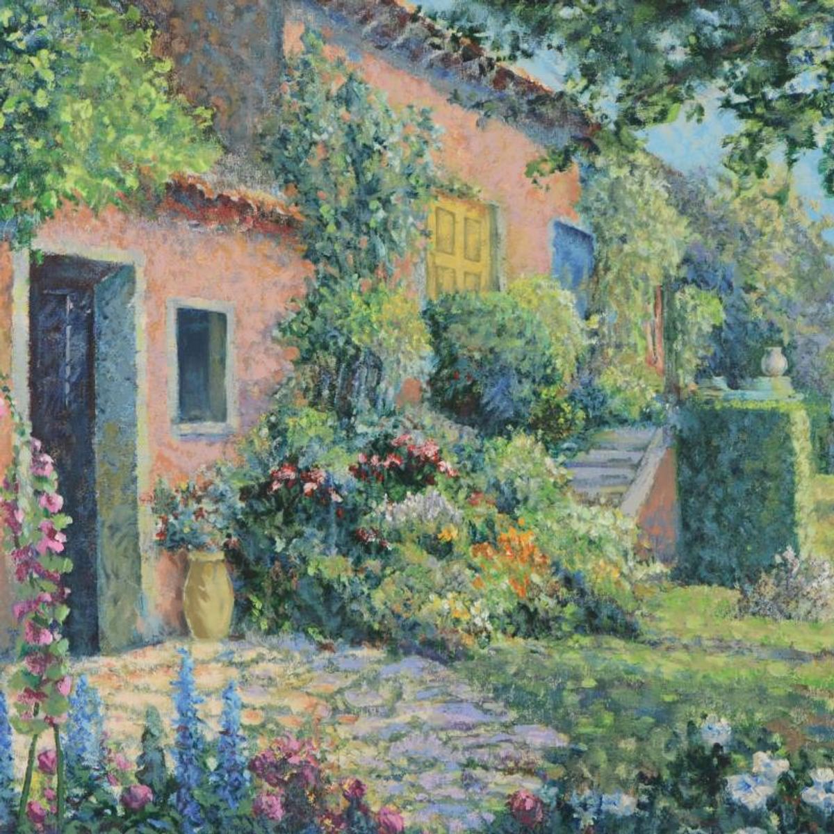 Christian Title (1932-2020), "Italian Villa" Limited Edition Printer's Proof, Numbered and Hand Signed with Letter of Authenticity