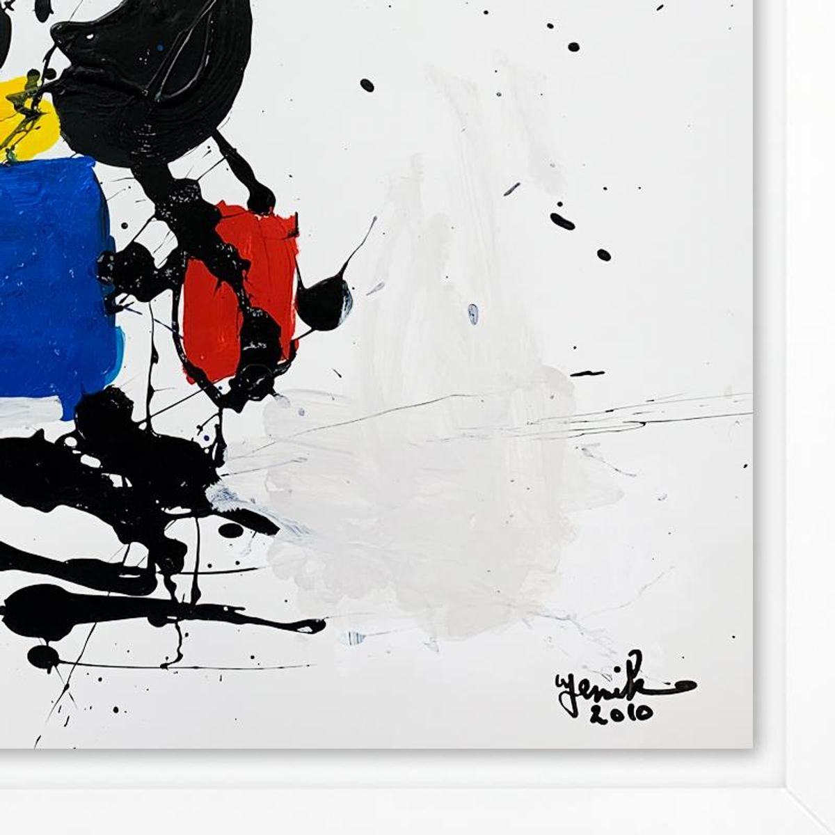 Jenik Cook, Framed Hand Signed Original Painting with Letter of Authenticity.