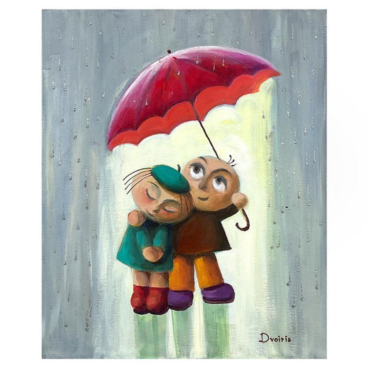 Yulia Dvoiris, Original Painting on Canvas, Hand Signed with Letter of Authenticity.