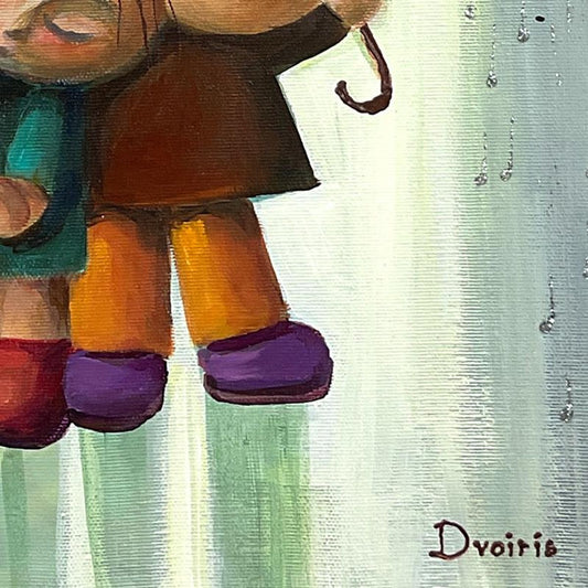 Yulia Dvoiris, Original Painting on Canvas, Hand Signed with Letter of Authenticity.