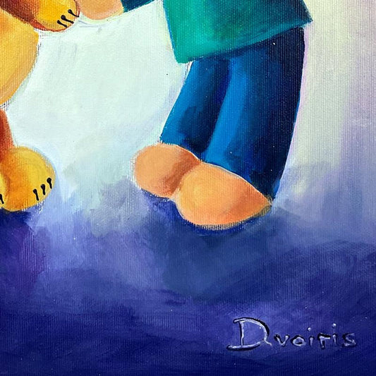 Yulia Dvoiris, Original Painting on Canvas, Hand Signed with Letter of Authenticity.