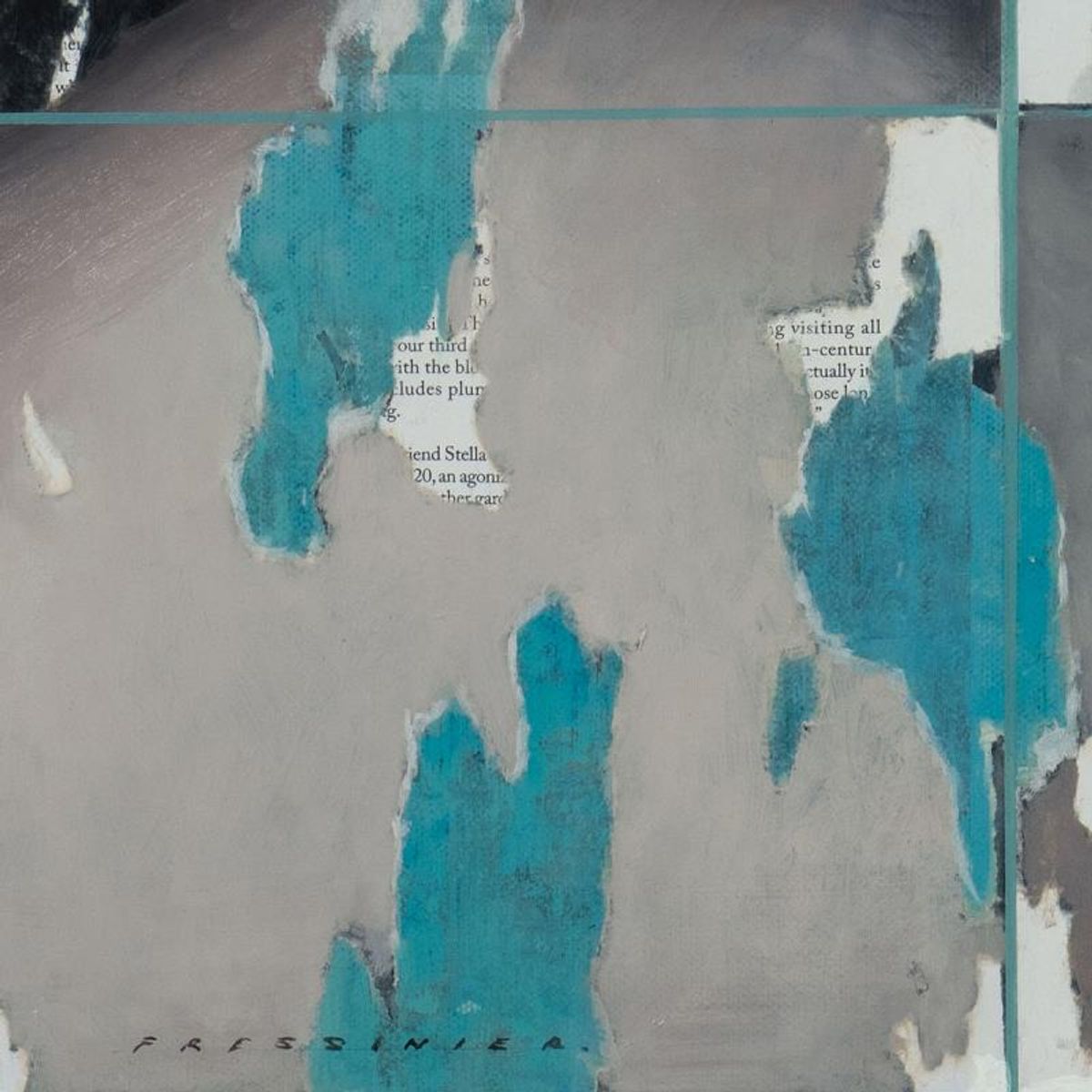 Francois Fressinier, "In Love With You" Framed Original Painting on Canvas. Hand Signed and with Certificate of Authenticity.