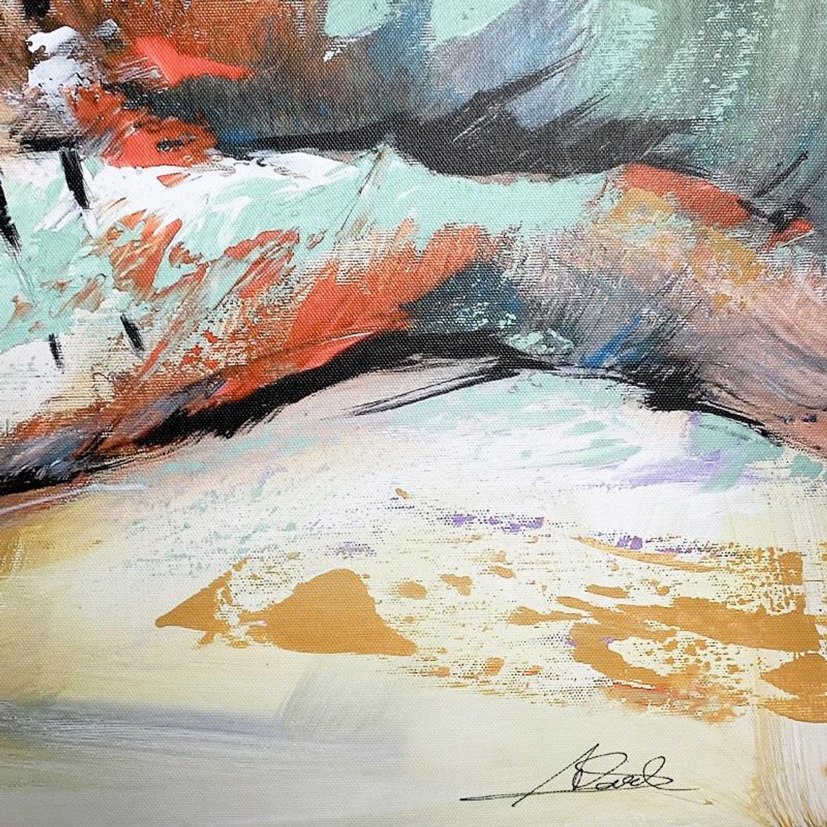 Alfred Gockel, "Freedom without Limits" Hand Signed Limited Edition on Canvas with Letter of Authenticity.