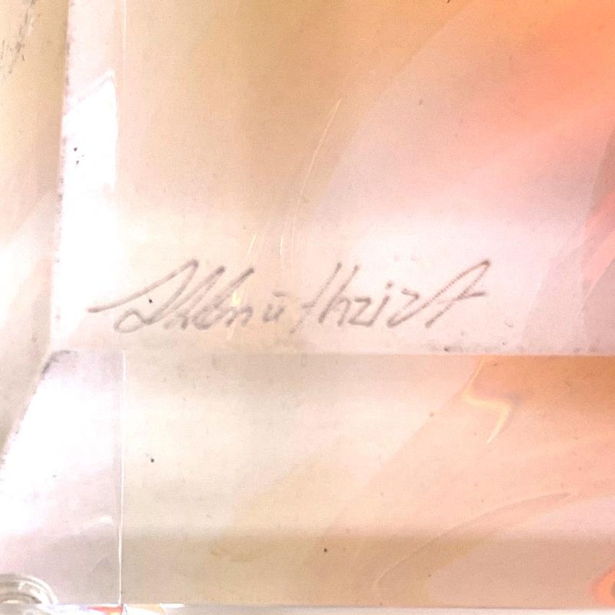 Shlomi Haziza, "Tornado" Acrylic Sculpture, Hand Signed with Letter of Authenticity.