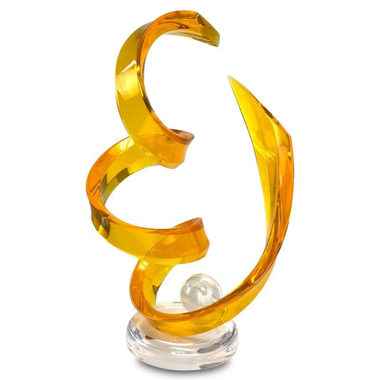 Shlomi Haziza, "Topazio" Acrylic Sculpture, Hand Signed with Letter of Authenticity.