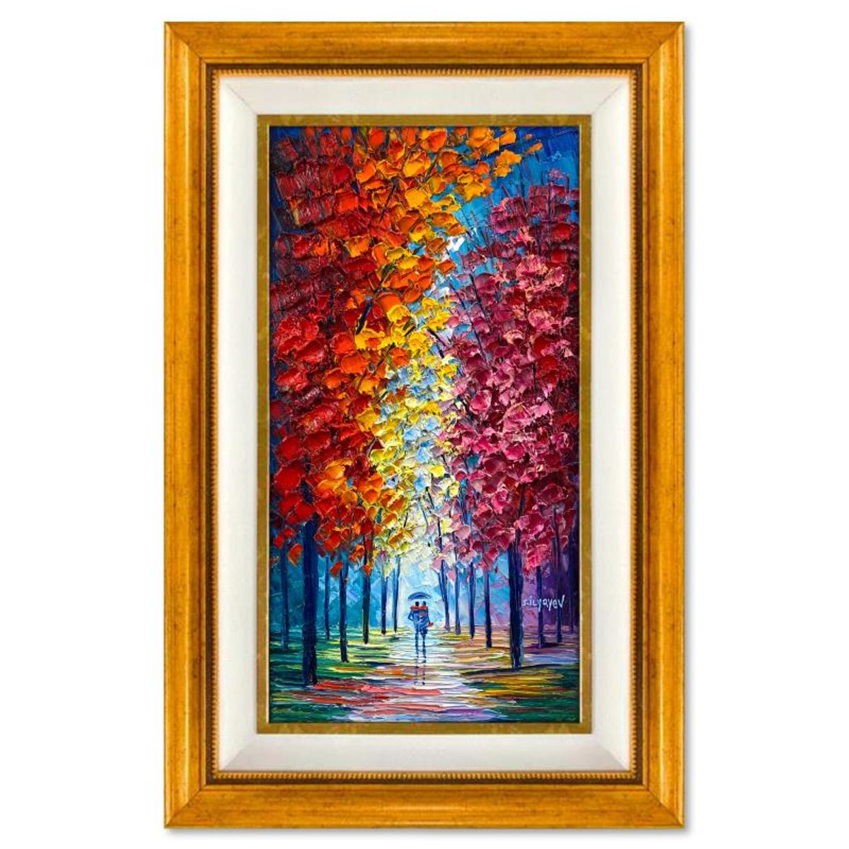 Slava Ilyayev, Framed Original Oil Painting on Canvas, Hand Signed with Letter of Authenticity.