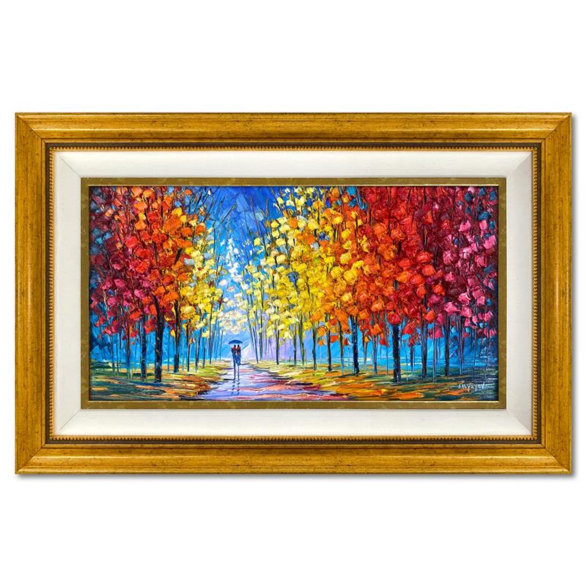 Slava Ilyayev, Framed Original Oil Painting on Canvas, Hand Signed with Letter of Authenticity.