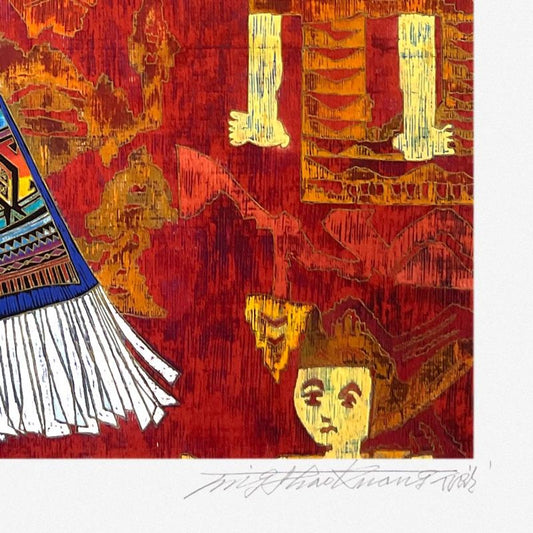 Ting Shao Kuang, "Dreaming Girl" Limited Edition Printers Proof, Numbered 1/2 and Hand Signed with Letter of Authenticity