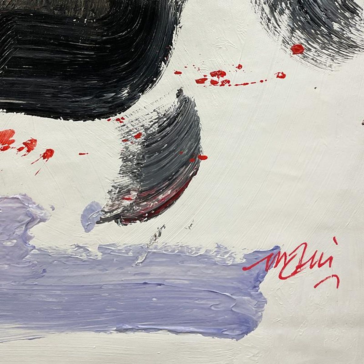 Mani, Original Acrylic Painting on Canvas, Hand Signed with Letter of Authenticity