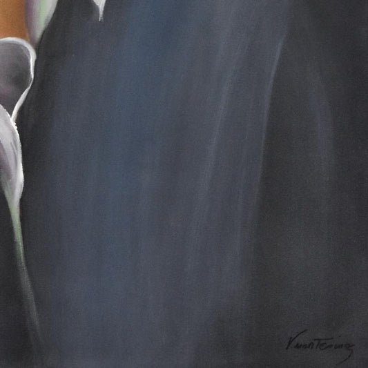 Victoria Montesinos, Original Oil Painting on Canvas (30" x 40"), Hand Signed with Letter of Authenticity.