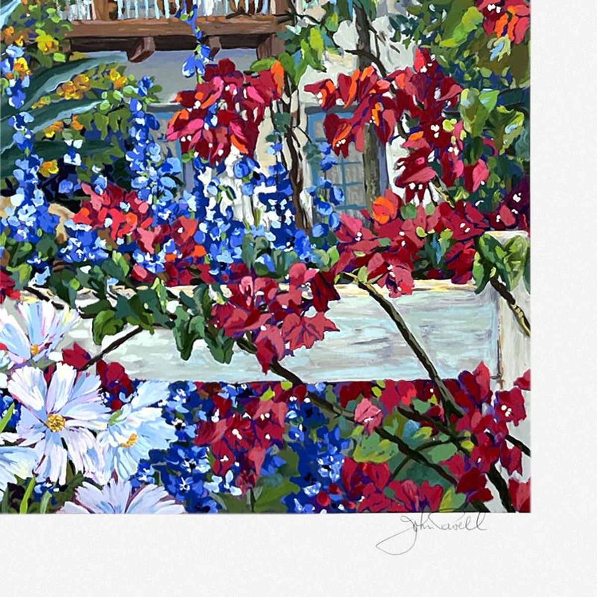 John Powell, "My Hideaway" Limited Edition Printer's Proof Serigraph, Numbered 5/21 and Hand Signed with Letter of Authenticity.