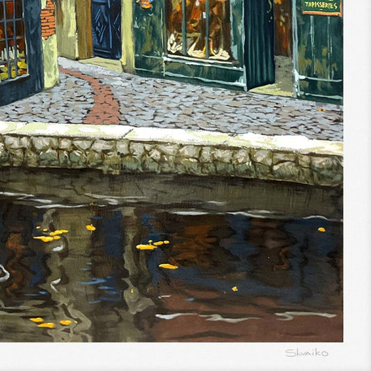 Viktor Shvaiko, "Last Leaves (White)" Limited Edition Printer's Proof Serigraph (29" x 54"), Numbered 1/3 and Hand Signed with Letter of Authenticity.