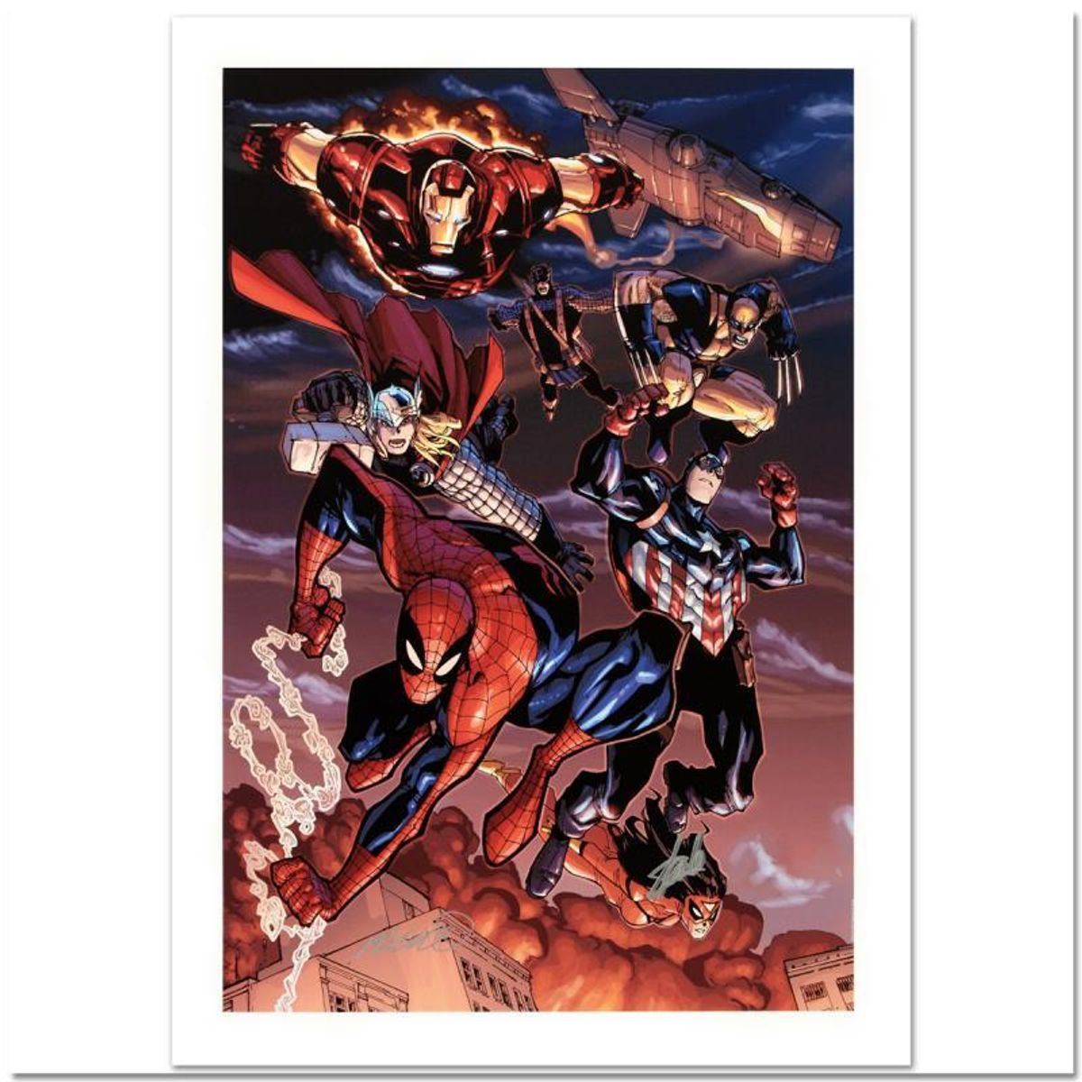Stan Lee Signed, Marvel Comics "The Amazing Spider-Man #648" Limited Edition Canvas, Numbered 1/99 and signed by the artist, with Certificate of Authenticity.