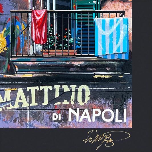 Thomas Pradzynski (1951-2007), "Napoli (Black)" Limited Edition Printers Proof Serigraph, Numbered 1/2 and Hand Signed with Letter of Authenticity