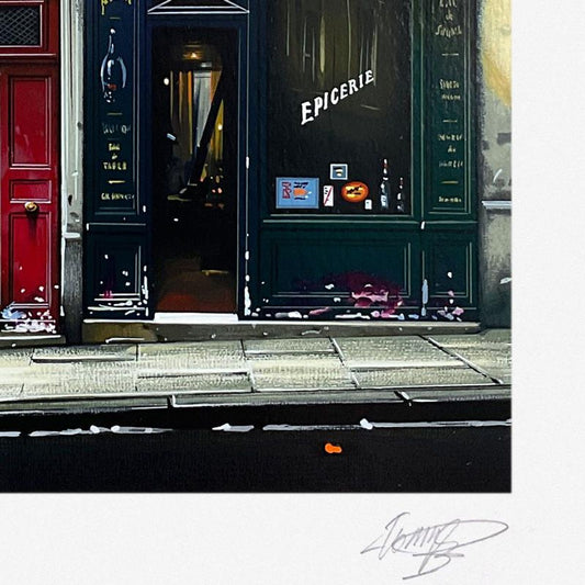 Thomas Pradzynski (1951-2007), "L'Epicerie" Limited Edition Serigraph, Numbered 150/200 and Hand Signed with Letter of Authenticity