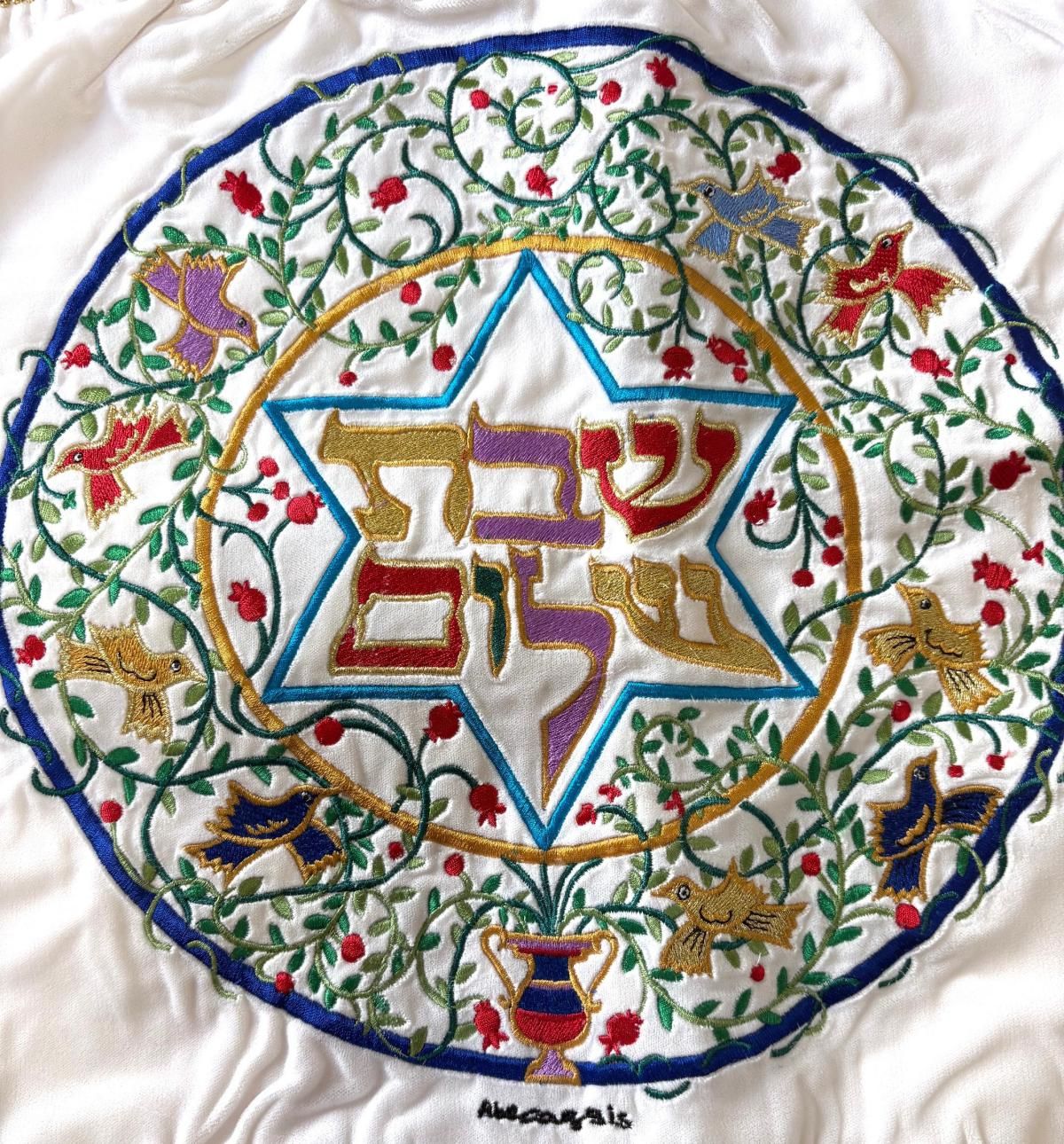 Raphael Abecassis- Embroidery cover