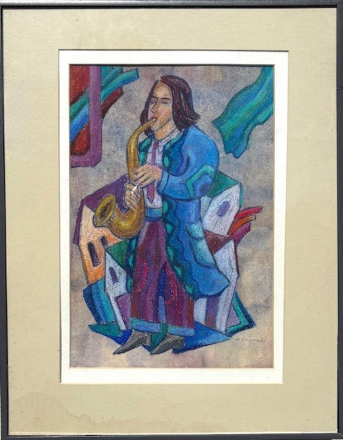 Alex Khonsky- Original pastel on paper