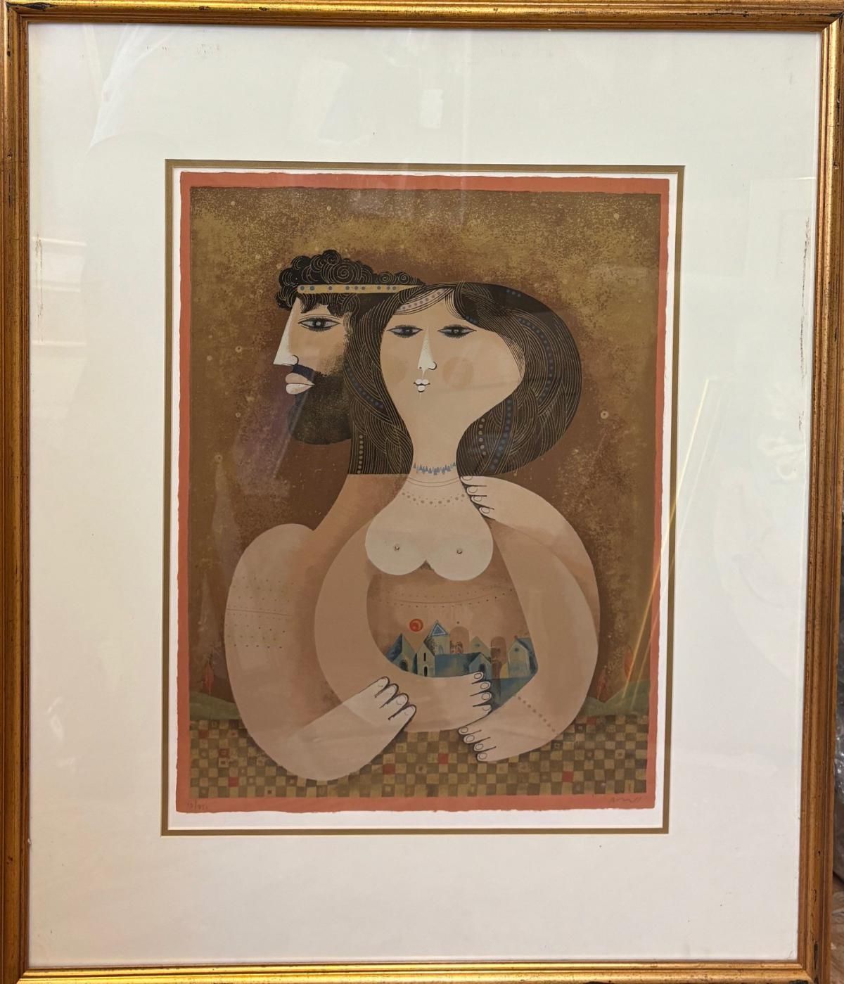 Sammy Briss- Serigraph on paper