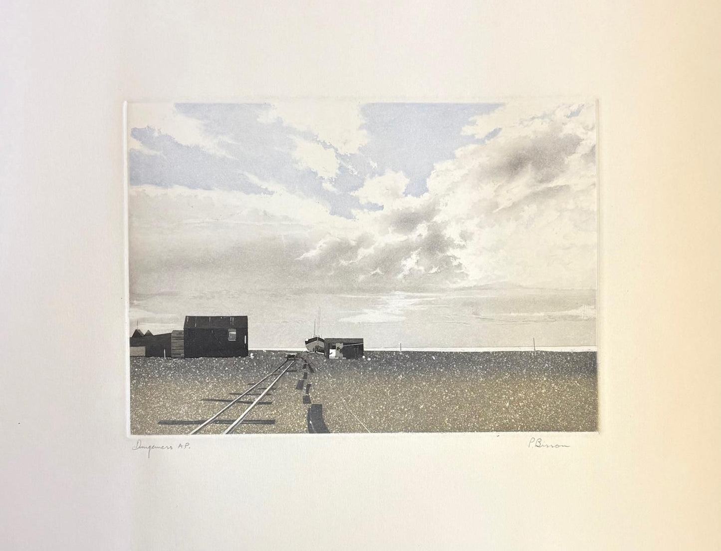 P. Bisson- Etching on paper