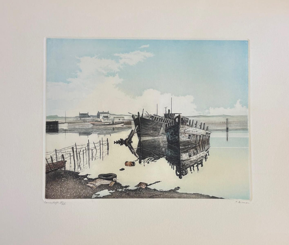 P. Bisson- Etching on paper