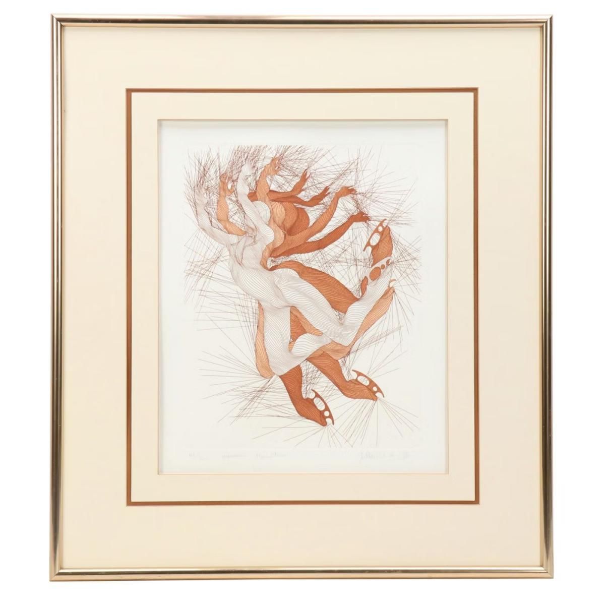 Guillaume Azoulay- Etching on paper
