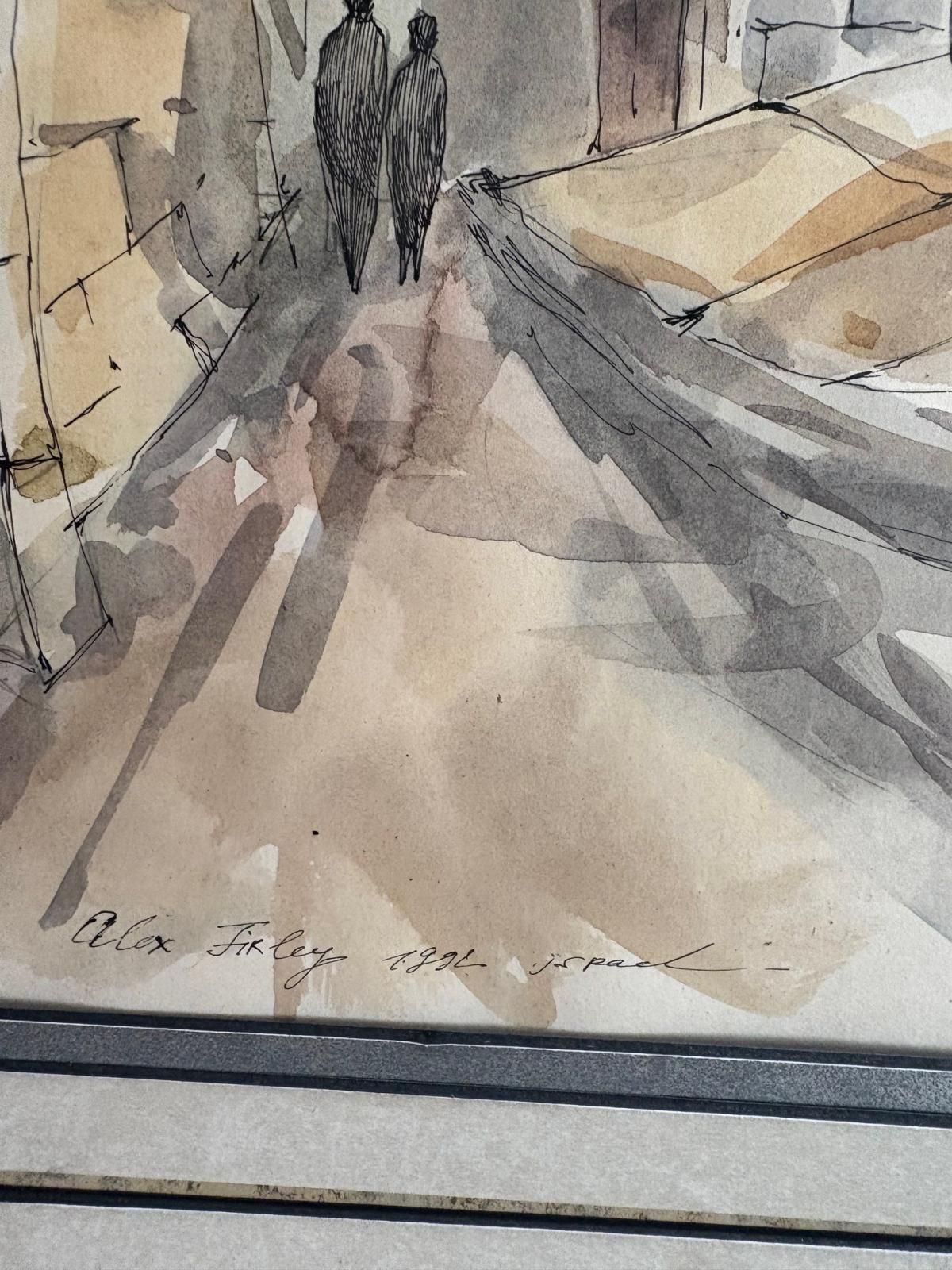 Alex Firely- Watercolor on paper