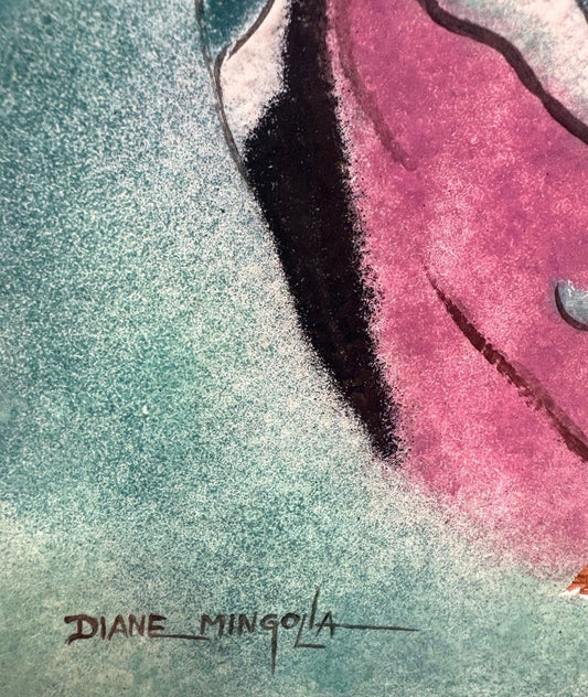 Diane Mingolia- Original painting on copper panel