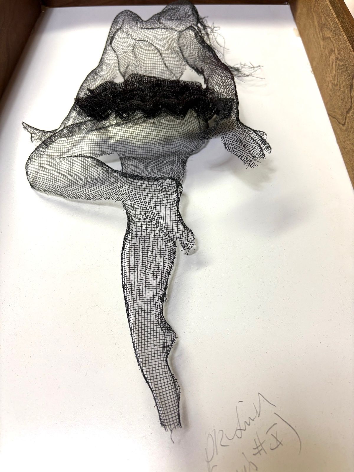 Peter Robinson Smith- Unique 3D mesh wall sculpture