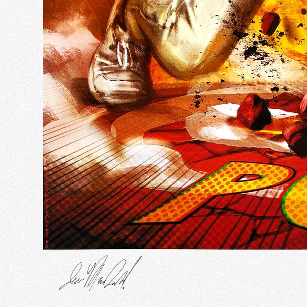 Ian MacDonald, "Excelsior! (Stan Lee)" Limited Edition, PP Numbered 3/4 and Signed with Letter of Authenticity.