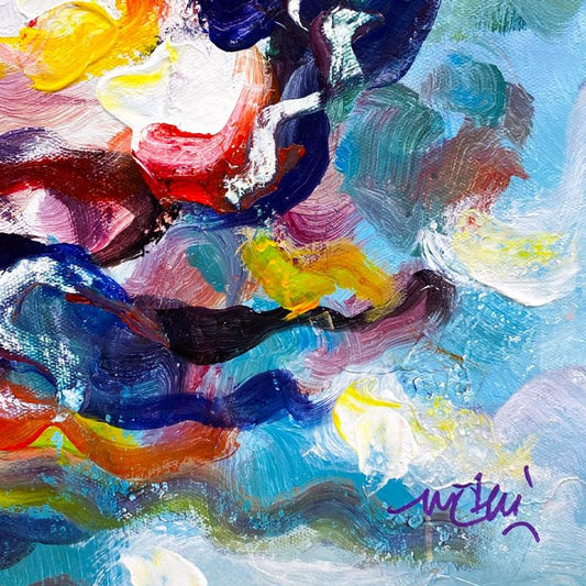 Mani, Original Acrylic Painting on Canvas, Hand Signed with Letter of Authenticity.