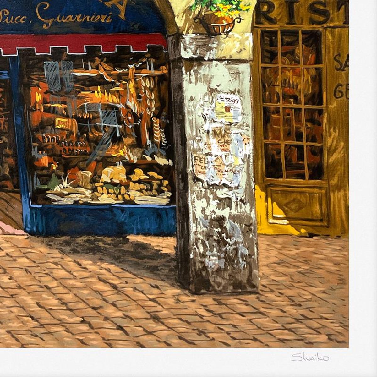 Viktor Shvaiko, "Colors of Italy (White)" Limited Edition Printer's Proof Serigraph (28" x 42"), Numbered 1/3 and Hand Signed with Letter of Authenticity.