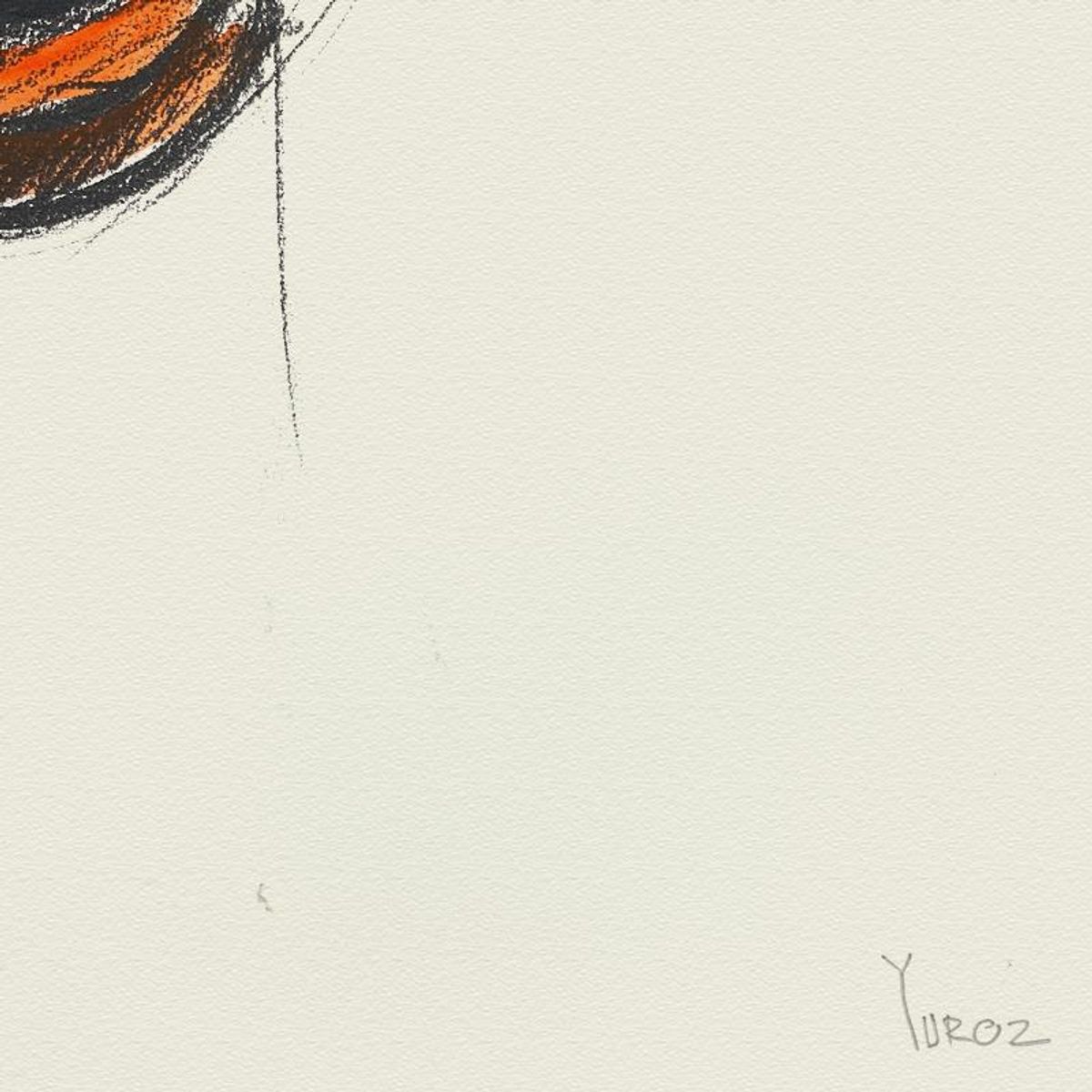 Yuroz, Framed Hand Painted Unique Variation Mixed Media, Numbered 15/75 and Hand Signed with Letter of Authenticity.