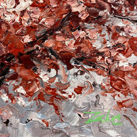 Zahra, Original Acrylic Painting on Canvas, Hand Signed with Letter of Authenticity.