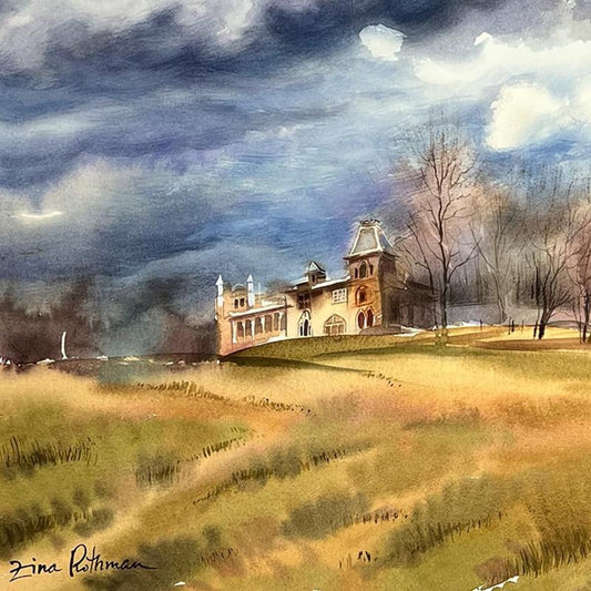 Zina Roitman, Hand Signed Original Painting with Letter of Authenticity.