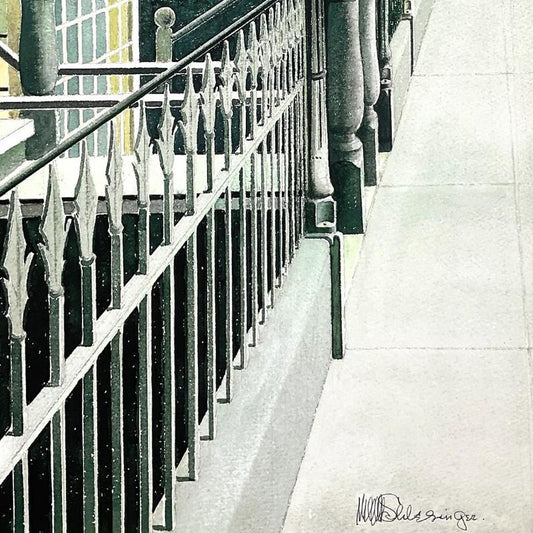 William Schlesinger (1915-2011), "Union Street" Limited Edition Serigraph, Numbered and Hand Signed with Letter of Authenticity