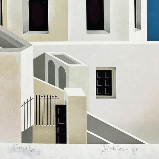 William Schlesinger (1915-2011), "Serenity" Limited Edition Serigraph, Numbered 123/195 and Hand Signed with Letter of Authenticity