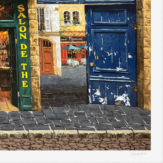 Viktor Shvaiko, "April in Paris (White)" Limited Edition Printer's Proof Serigraph (38" x 26"), Numbered 1/3 and Hand Signed with Letter of Authenticity.