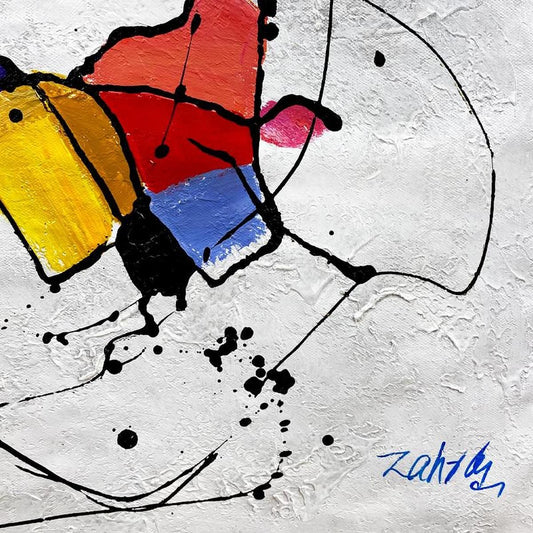 Zahra, Original Acrylic Painting on Canvas, Hand Signed with Letter of Authenticity.