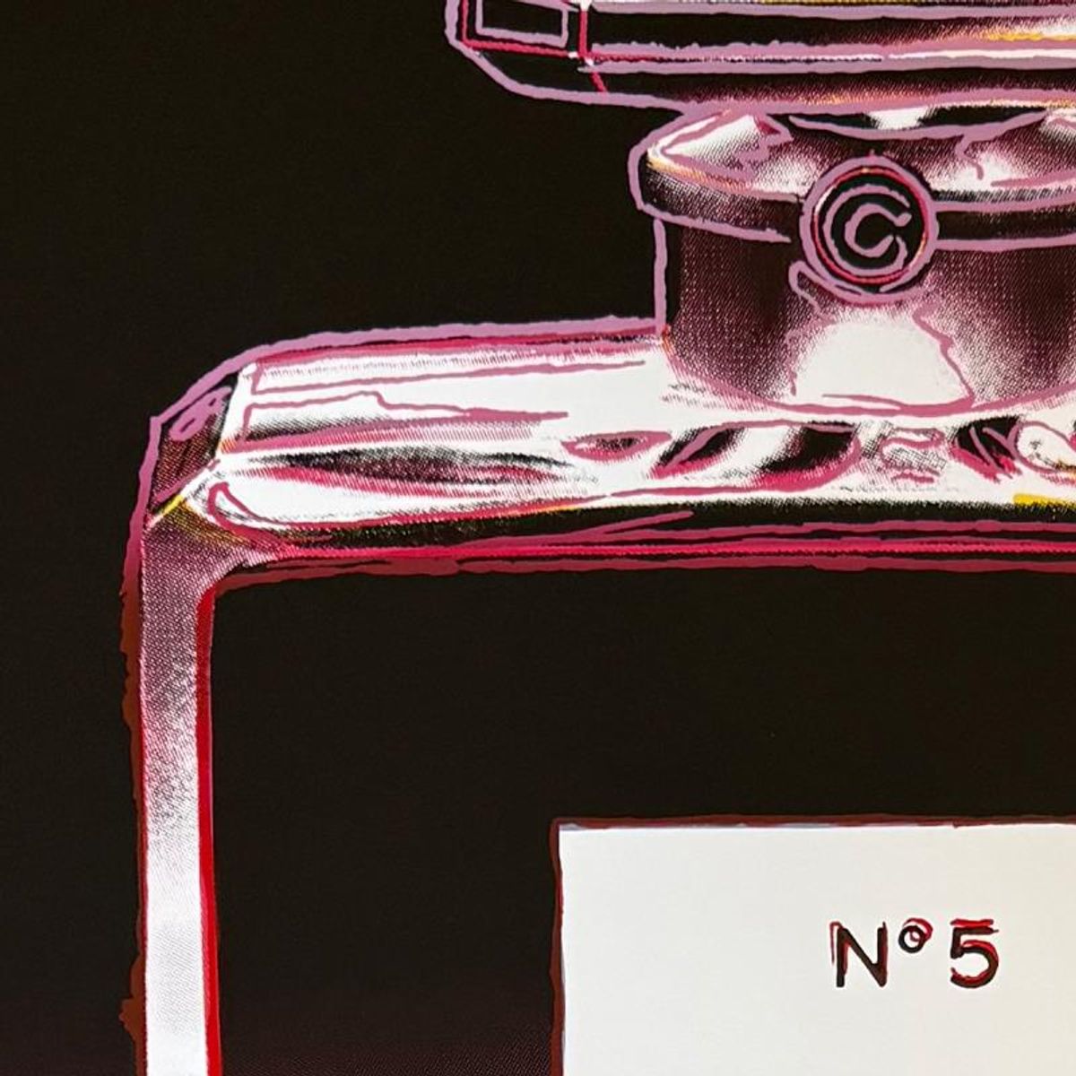 Andy Warhol "CHANEL" Limited Edition Silk Screen Print from Sunday B Morning.