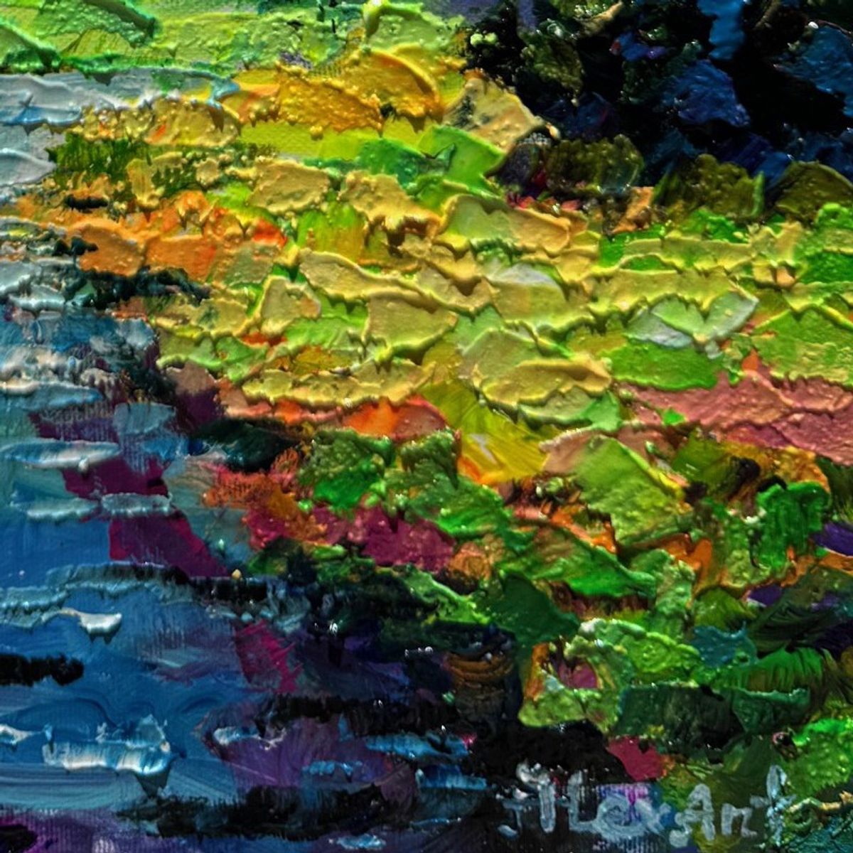 Alexander Antanenka, "King Of The Forest" Hand Signed Original Painting on Canvas with Letter of Authenticity.