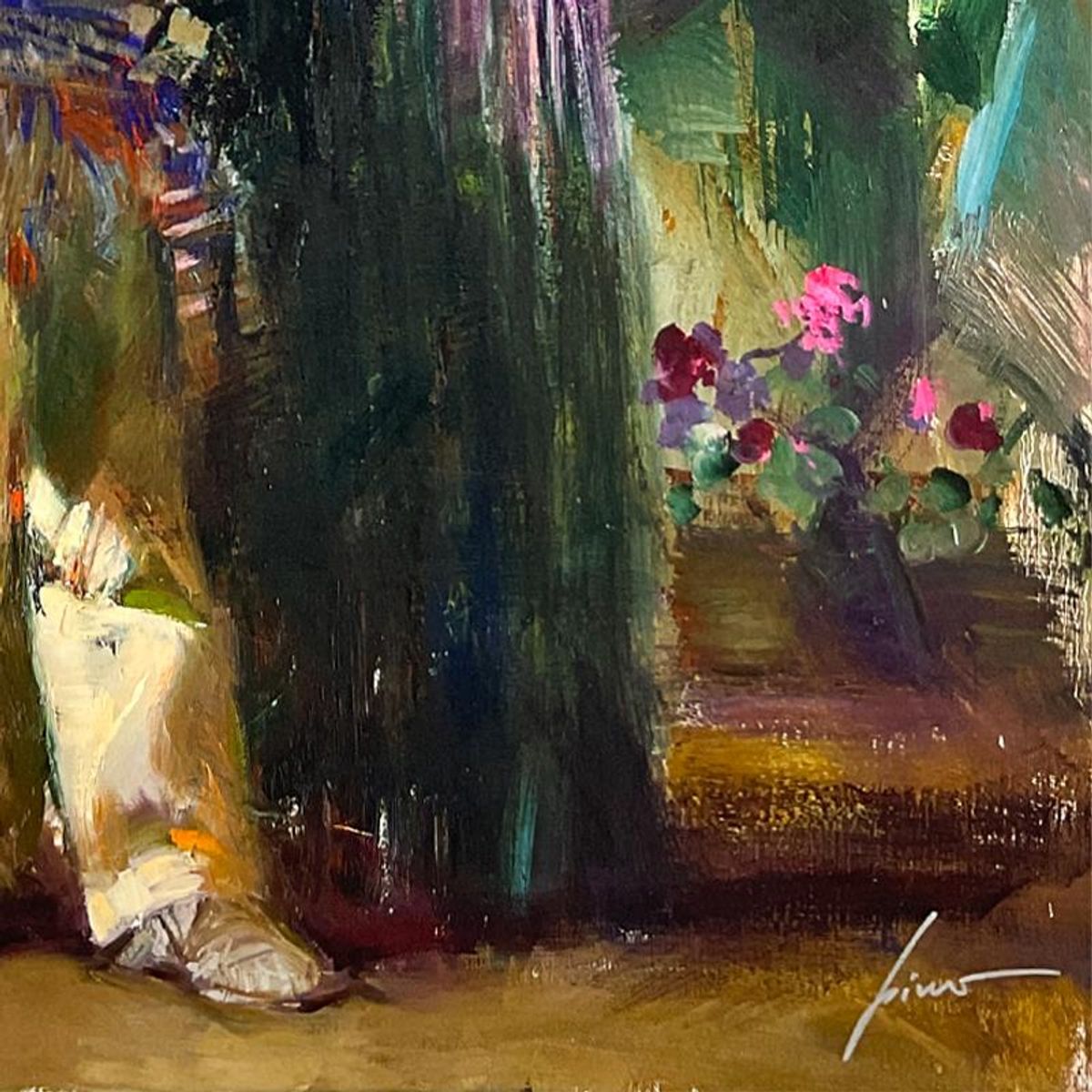 #1 in Edition: Pino (1939-2010) "Country Life" Limited Edition on Canvas, Numbered 1/295 and Hand Signed with Certificate of Authenticity.