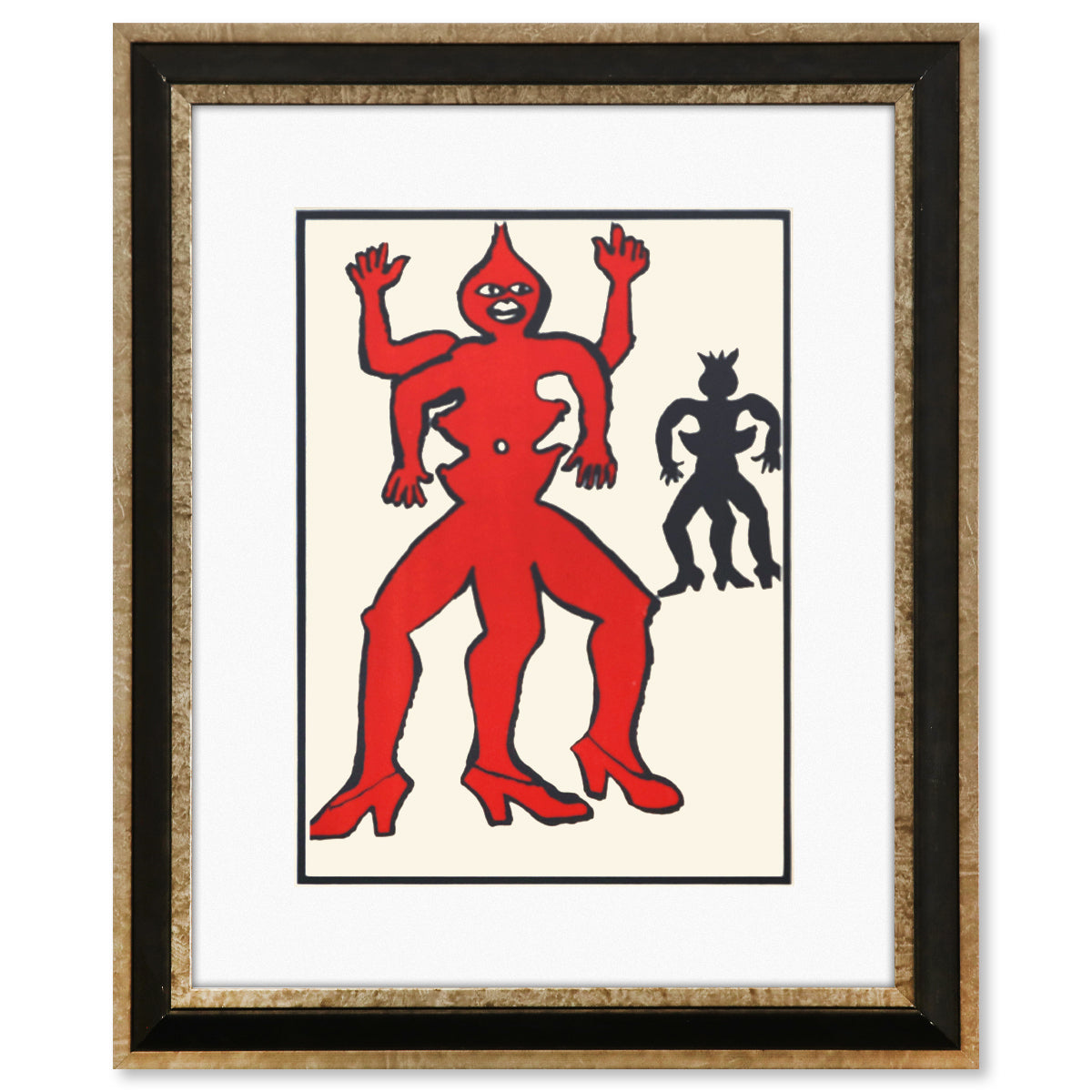 Alexander Calder- Lithograph "DLM212 - UNE FAMILLE DE LÀ-BAS II"